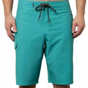 Mens O'Neill Swim Board Shorts Size 30 Weaver‎ Blue Trunks Cargo Pocket 21" NEW